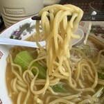 E・Y竹末 - ツレの食べた太麺（変更¥70）