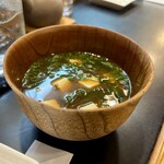 寿し辰 - 女将さんのお味噌汁♡沁み渡る〜(*´ω`*)