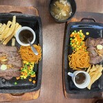 レストラン カタヤマ - 260gと410gの対比