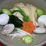 日本料理と蕎麦　冴沙 - 春陶板鍋（コース内料理）