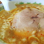 麺や　福座 - 2014年4月20日(日)　福三ラーメン(700円)　アップの図