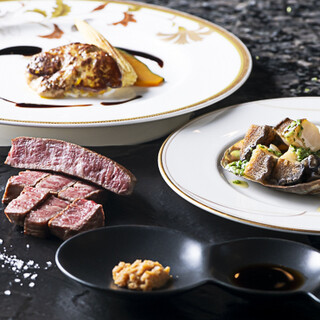牛フィレ肉の食べ比べが愉しめるコースなど3プランをご用意