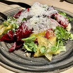 ヒルトン沖縄瀬底リゾート - 季節のサラダはやはりPecorino。フレッシュ、シンプルが美味い。