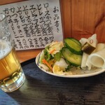 とんかつ桂 - お新香