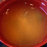 そば遊膳 満る賀 - 味噌汁