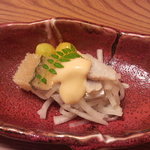 板前割烹 花ゆう - しめ鯖と大根の酢味噌和え