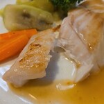 キッチン ブルー グローブ - カットします