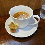 キッチン ブルー グローブ - ホワイトコーヒーへ