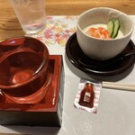 仁盛笑店 - 今日のお通し　冷茶碗蒸し