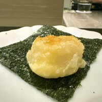 島津 - 一品だけ出してくれる揚げ物が最高帆立の磯辺揚げ