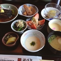 土佐料理 祢保希 新宿店 - 季節の野菜定食。鰹のたたきが厚い!