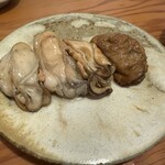 蕎麦 心空 - 牡蠣のオイル漬け