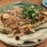 蕎麦 心空 - 揚げ納豆