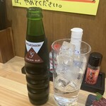 大衆立飲 もつ刺 すずき - ぐるぐるジンジャー好きなんですよね