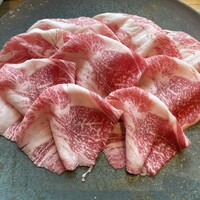 しゃぶしゃぶつかだ 渋谷スクランブルスクエア - 鹿児島黒毛和牛ブリスケ&神戸牛肩ロース