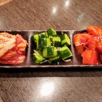 焼肉虎 - キムチ盛り 790円　かなりボリュームがあります