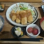 ムモクテキカフェ - 味噌カツ定食