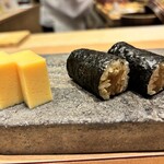 鮨 青海 - かんぴょう巻き＆玉子焼き