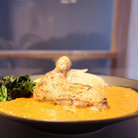 フレンチバルギンザ by plein - バターチキンカレー+若鶏のコンフィ 1595円