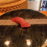 鮨 茶居庵 - 鮪中トロ