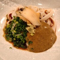鮨 茶居庵 - 鮑きしめん