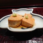 鮨みなと - 余市のあん肝 出汁醤油味