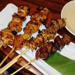 地鶏と鮮魚 焼き鳥職人 龍  - 焼き鳥たち
