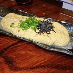 地鶏と鮮魚 焼き鳥職人 龍  - 消える魔法のだしまき玉子　580円