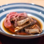 愚直に - 2024.9 熊本産あか牛と松茸のすき焼き