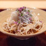 愚直に - 2024.9 更科そば 辛味大根 しらす