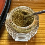 うなぎの美鶴 - 卓上アイテムは山椒のみ