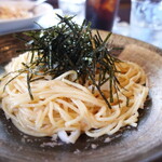 赤いどうくつ - たらことイカのスパゲッティ　1,150円