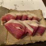 蕎麦と酒処 きくち - 鴨、燗酒に脂が良く合う