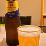道人 - お酒②サントリープレミアム・モルツ(小瓶ビール、サントリー)