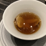 北海道焼肉 北うし - 松茸と和牛のコンソメスープ