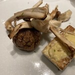 北海道焼肉 北うし - スペシャリテ松茸と和牛のソブラサーダ