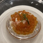 北海道焼肉 北うし - サーモンのミキュイ