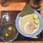 麺や而今 - ひしおの自家製かぼす醤油つけ麺・200g（1300円）