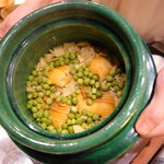 銀座おかもと - 桜鱒の炊き込みご飯