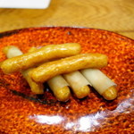 銀座おかもと - かりんとう　生姜を薄く巻いてあります