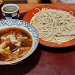 海山亭いっちょう - 舞茸鶏汁もりそば