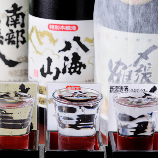 日本酒好きに嬉しい♪料理と一緒に日本酒の飲み比べを満喫！