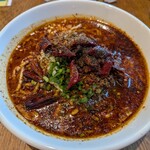 龍珠China - 龍珠四川担々麺近景。