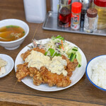 蘭蘭亭 - 数量限定 チキン南蛮定食(小ライス・南蛮４コ)☆