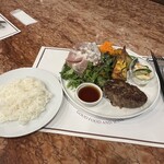 Lamp - ハンバーグステーキ定食♪