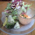 AGカフェ - 前菜2種とサラダ盛り合わせ