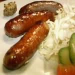 フレスガッセ - ソーセージ盛り合わせ