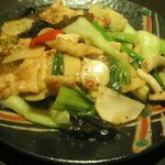 ロン ファン - 豚バラと季節野菜のトーチー醤炒め