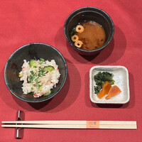 梅御飯セット（味噌汁・香の物付き）