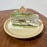 おやつと珈琲 TSUI - 栗と抹茶のミルクレープ